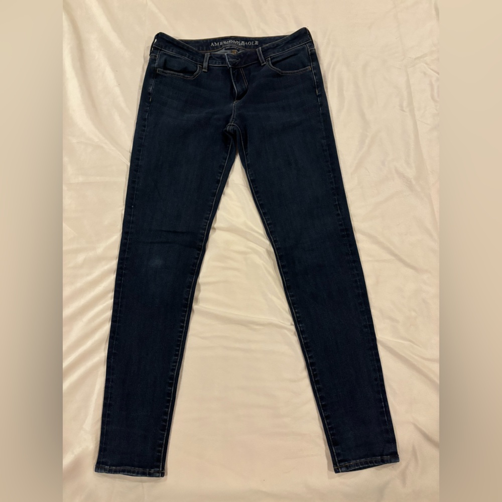 American Eagle Outfitters Deep Indigo Skinny Jeans